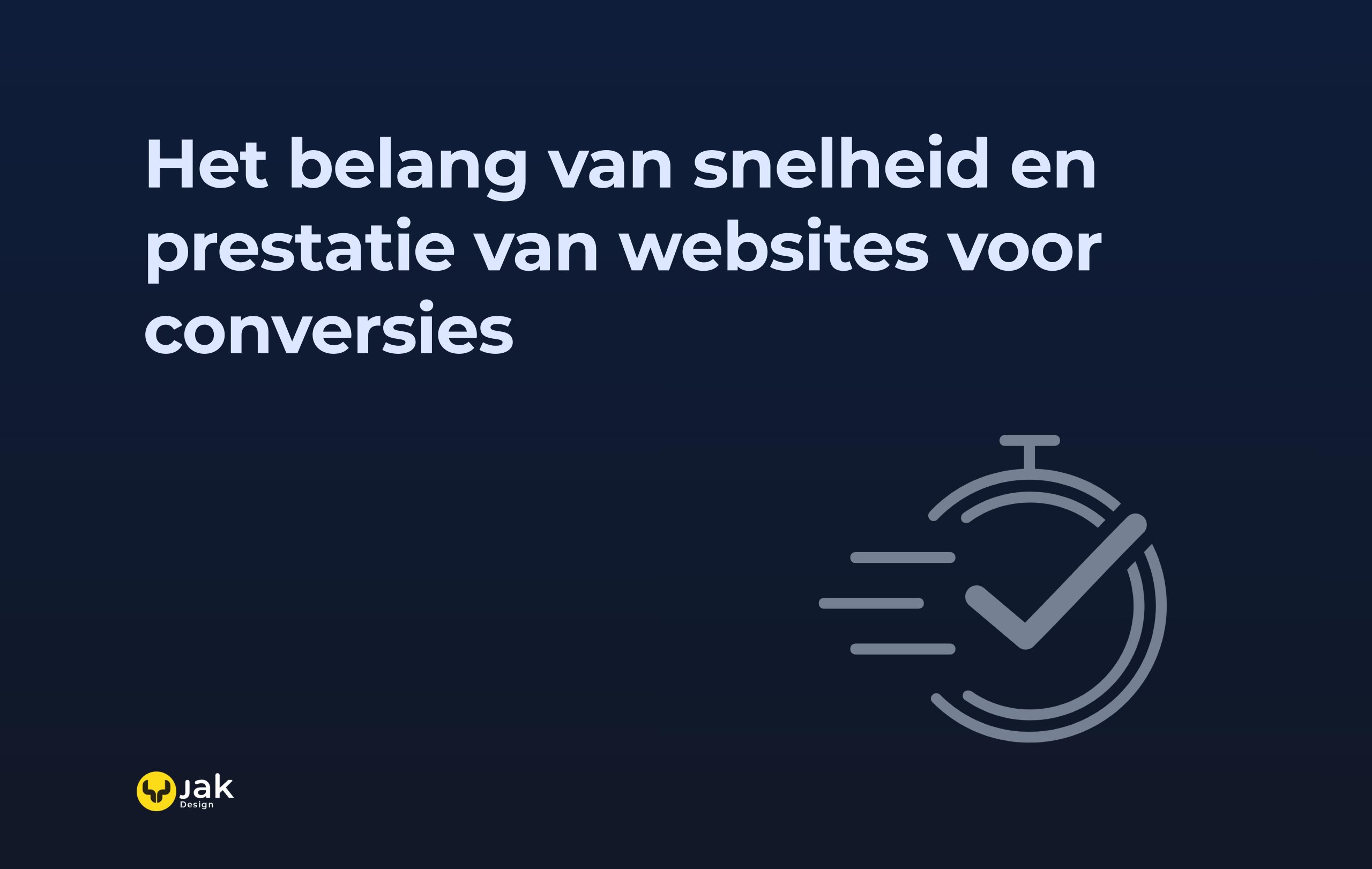 Het belang van snelheid en prestatie van websites voor conversies